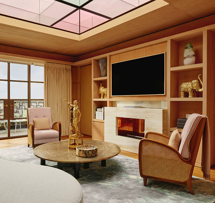 The Penthouse suite interior